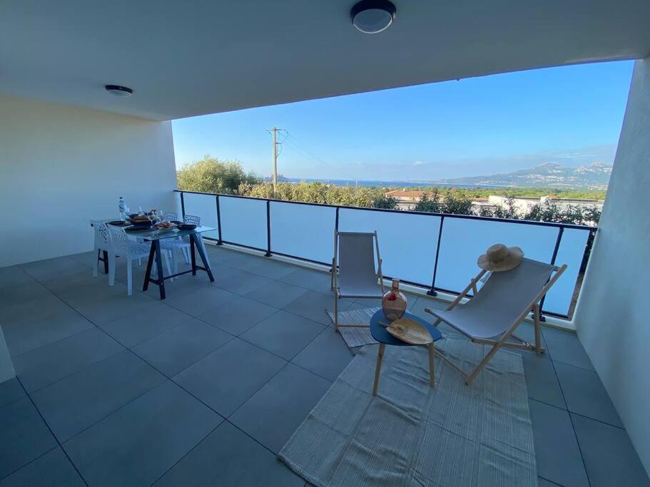 Exceptionnelle Vue Mer Calvi - Piscine - T2 Eksteriør bilde